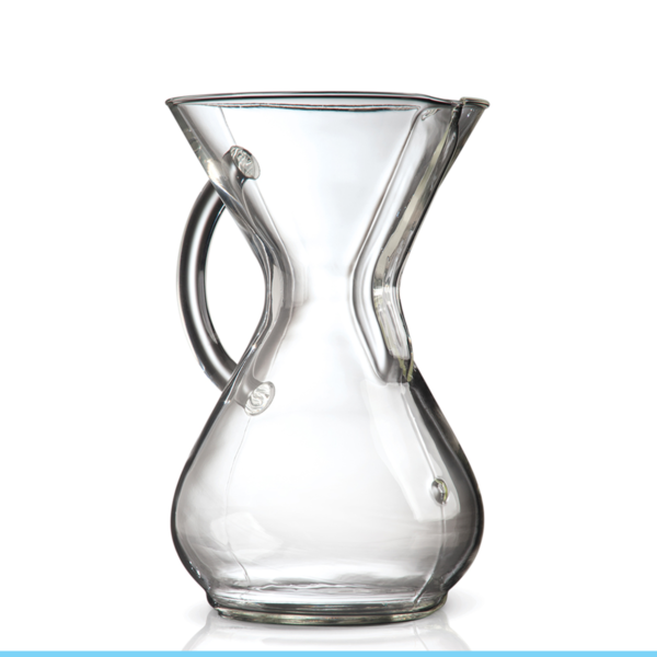 SIX CUP GLASS HANDLE CHEMEX